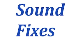 Sound Fixes Pack